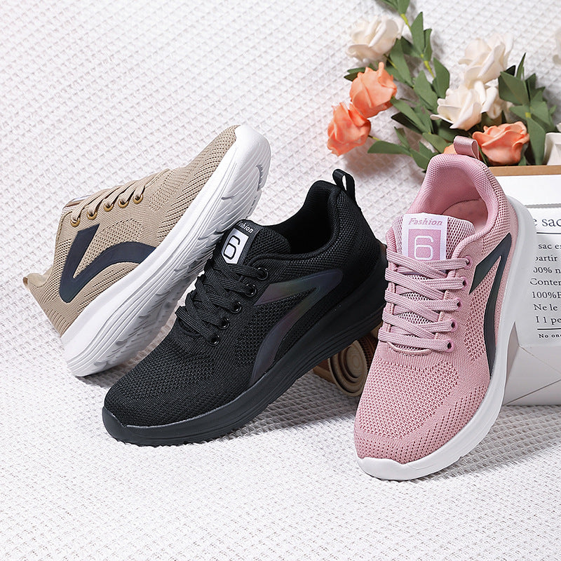 Fitness shock-absorbing ultra light running shoes