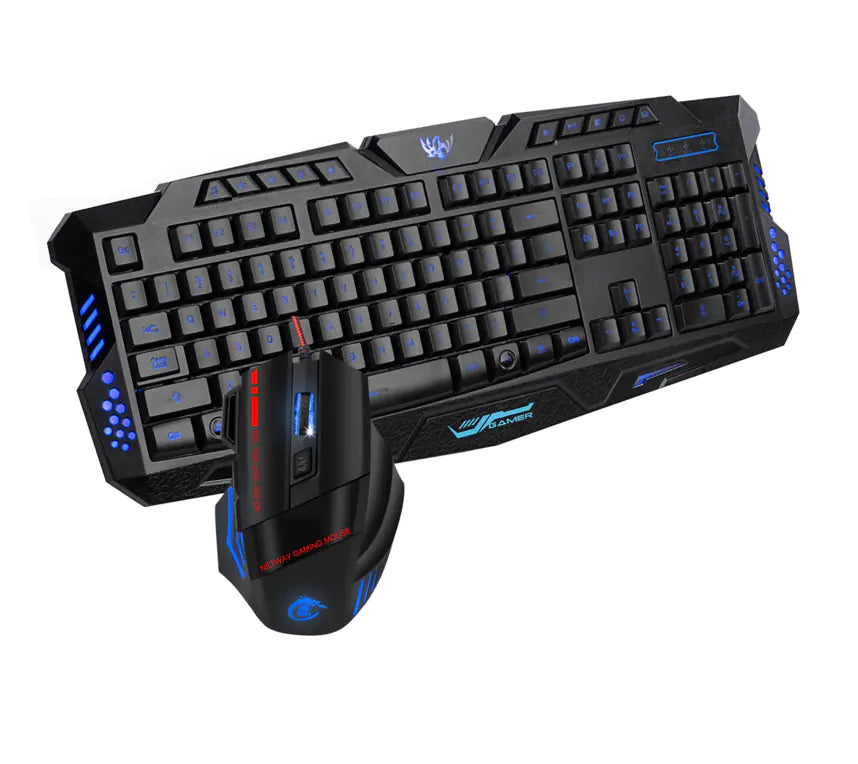 RGB Gaming Mouse and Keyboard with English/Russian Layout