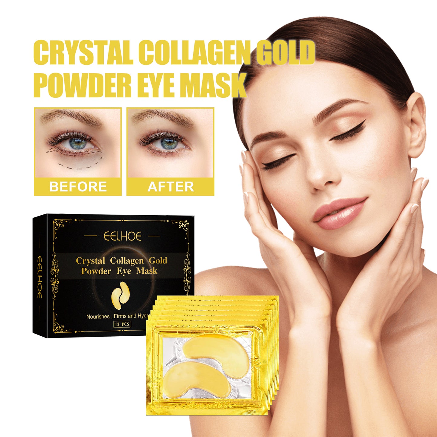 Collagen Gold Eye Mask Firming Eye Pattern Patch
