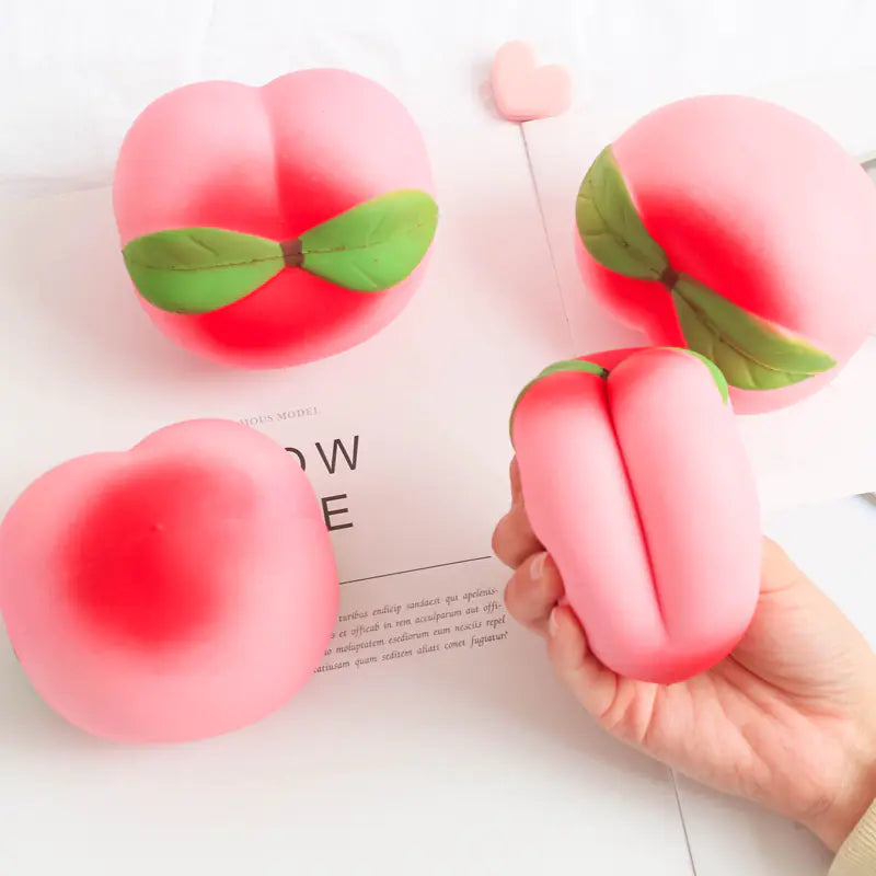 Stress Relief Peach Toy with Slow Rebound (Unique Gift)