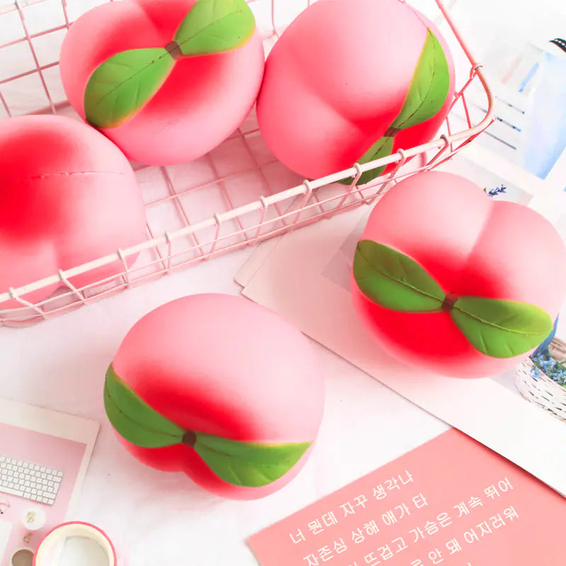 Stress Relief Peach Toy with Slow Rebound (Unique Gift)