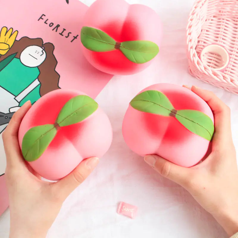 Stress Relief Peach Toy with Slow Rebound (Unique Gift)