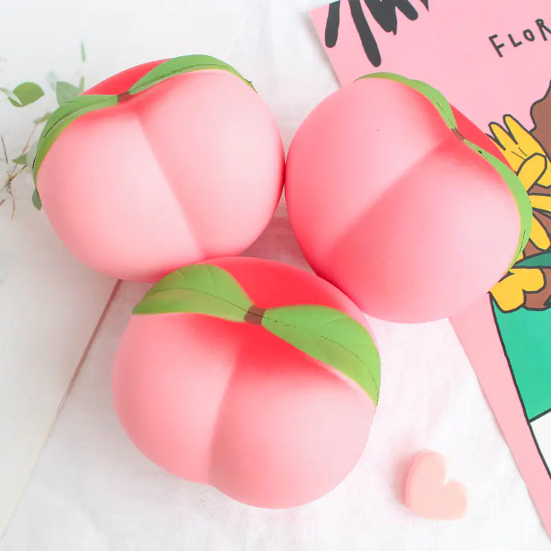 Stress Relief Peach Toy with Slow Rebound (Unique Gift)