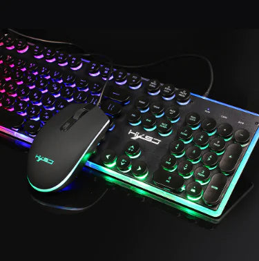 RGB Gaming Mouse and Keyboard with English/Russian Layout